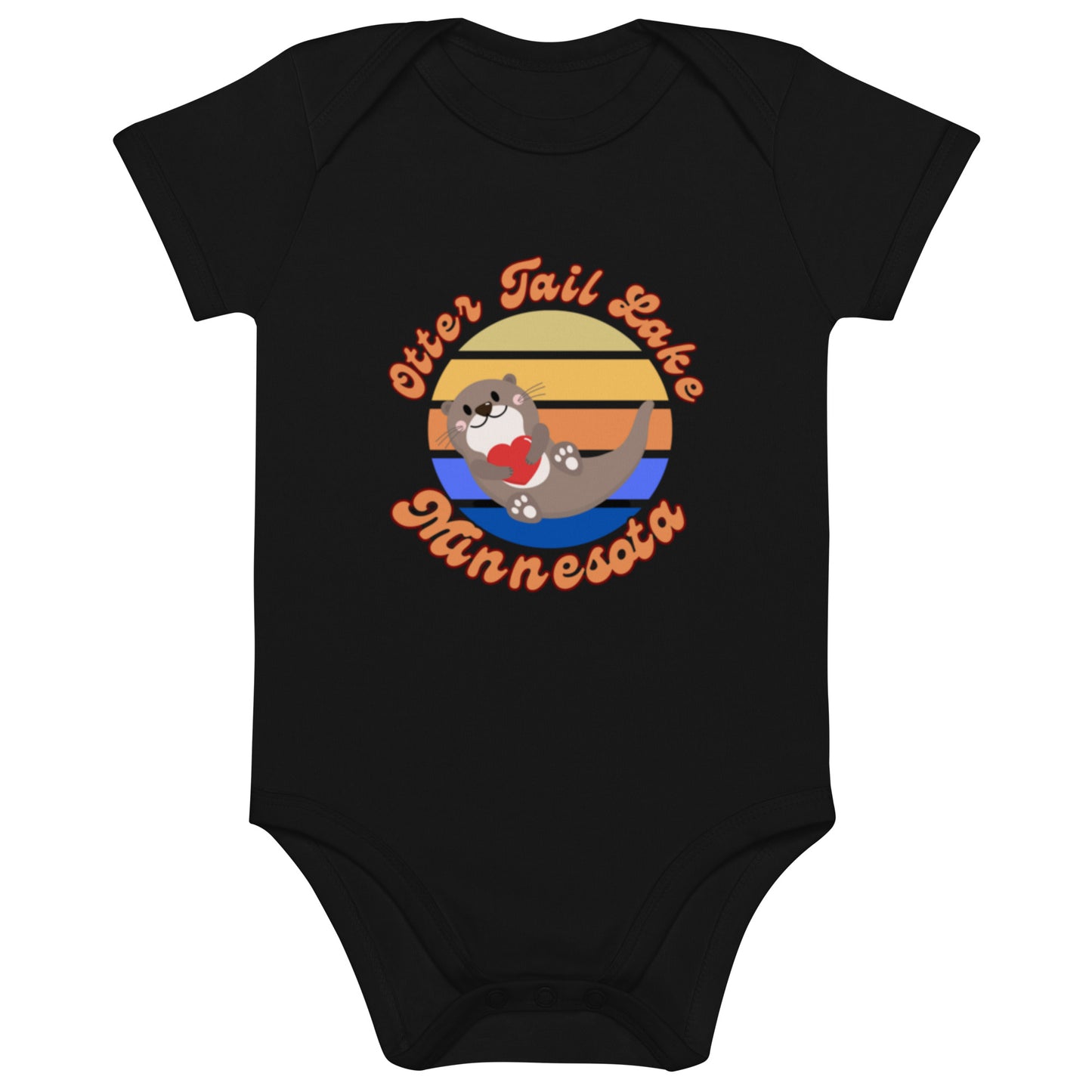 Otter tail Organic cotton baby bodysuit