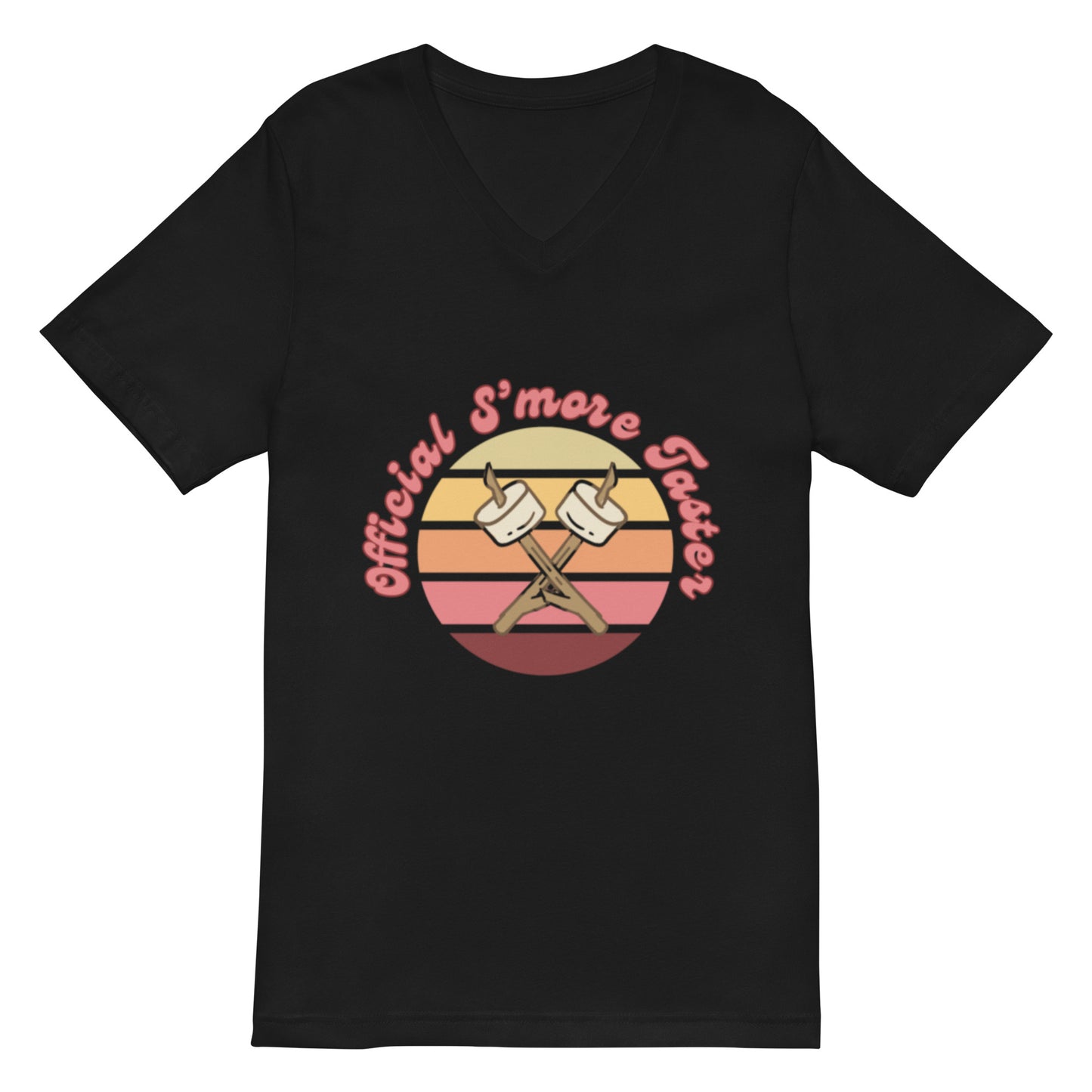 Official S’more Taster Unisex Short Sleeve V-Neck T-Shirt