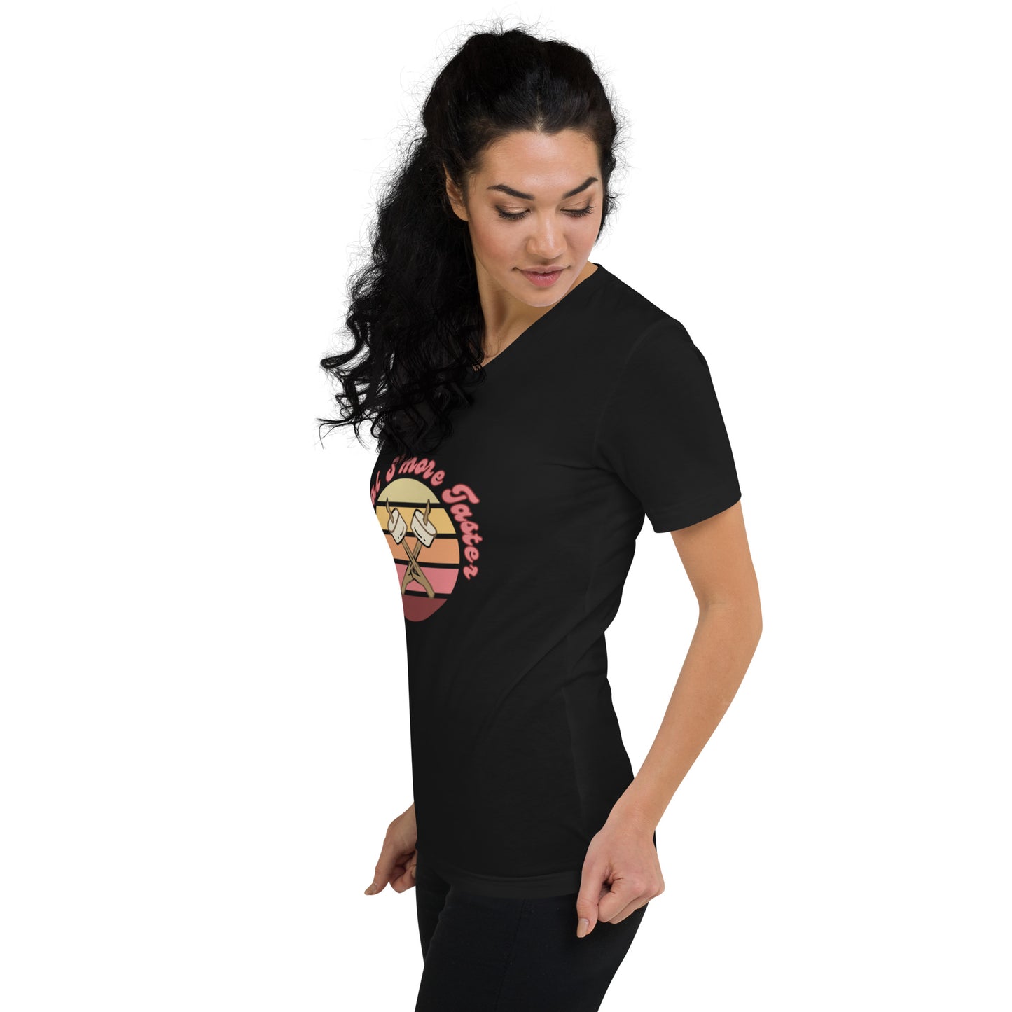 Official S’more Taster Unisex Short Sleeve V-Neck T-Shirt