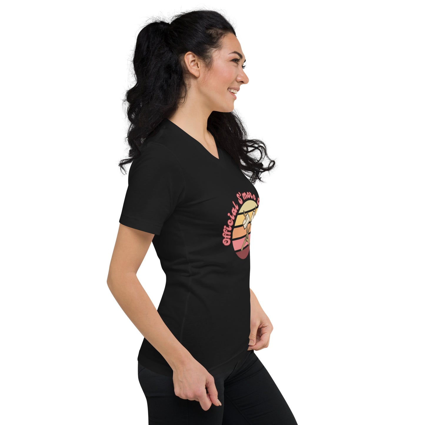 Official S’more Taster Unisex Short Sleeve V-Neck T-Shirt